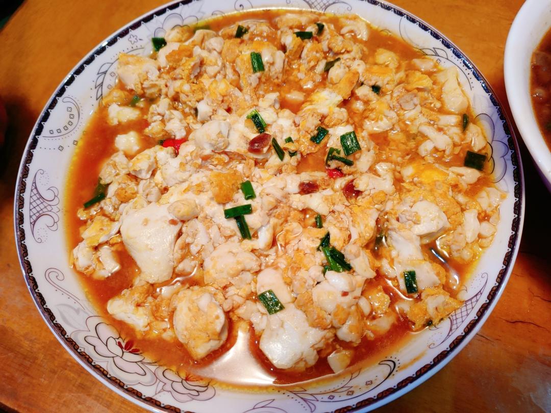 鸡蛋抱豆腐
