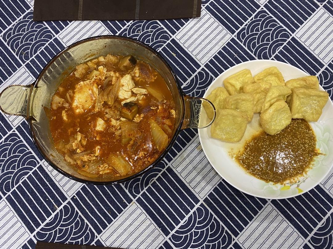韩式豆腐锅 Korean Tofu Hotpot