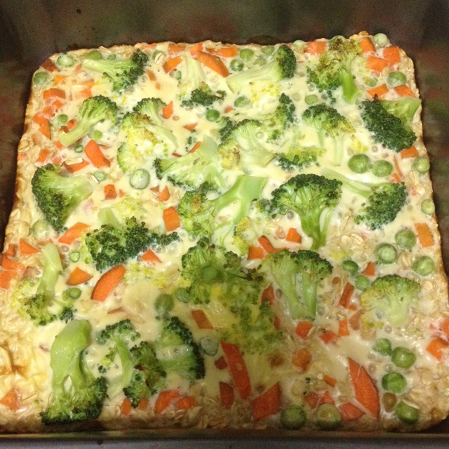 蔬菜烤燕麦（无油）