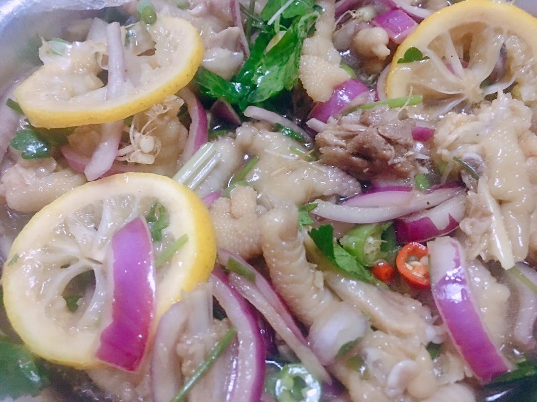 抖音网红百香果柠檬凤爪