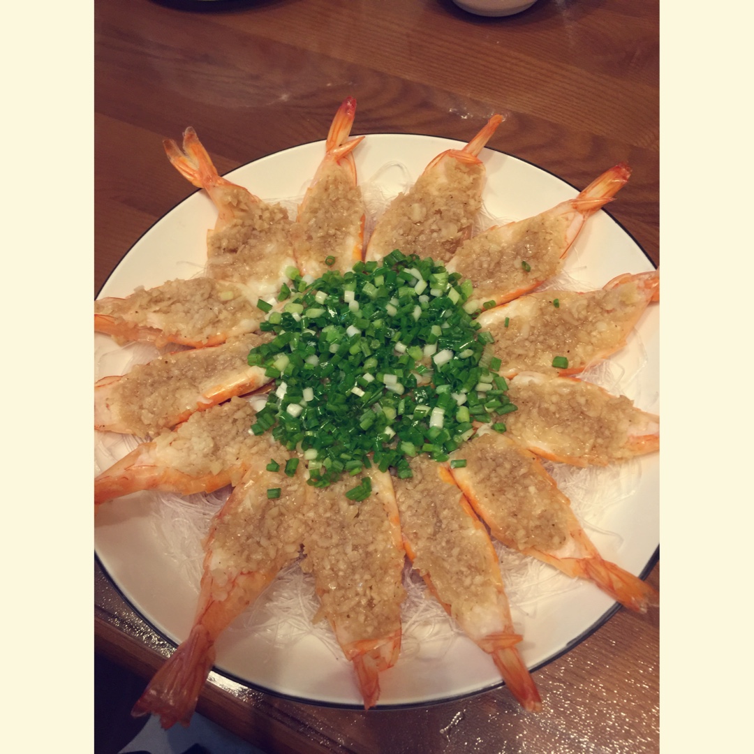 蒜蓉粉丝蒸虾