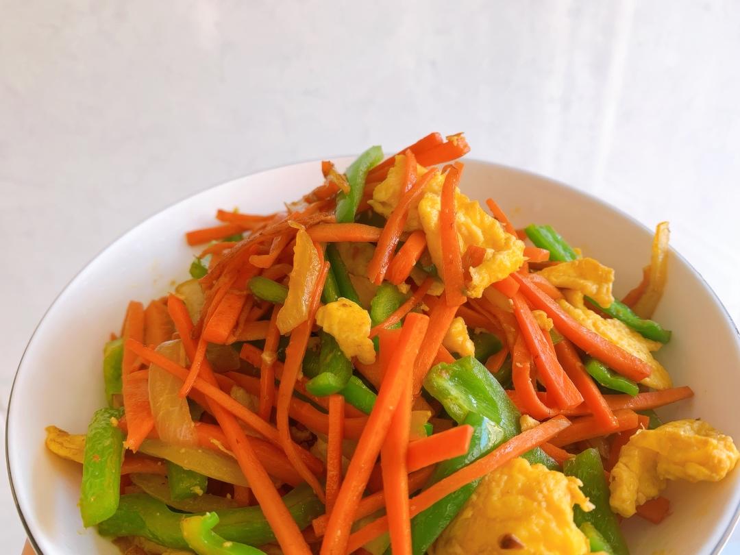 胡萝卜炒鸡蛋