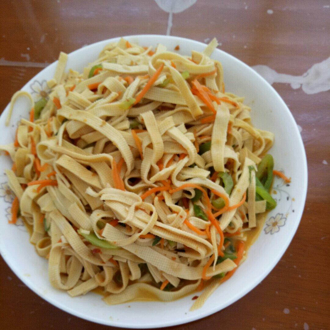 手机用户5066_p8z0做的清炒豆腐皮