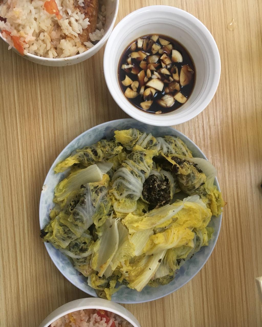 肉酿白菜卷