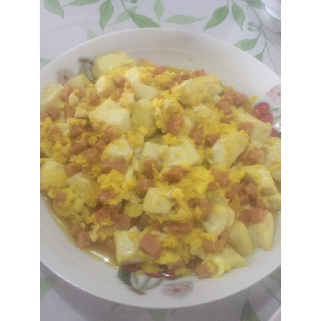 蛋包豆腐丁