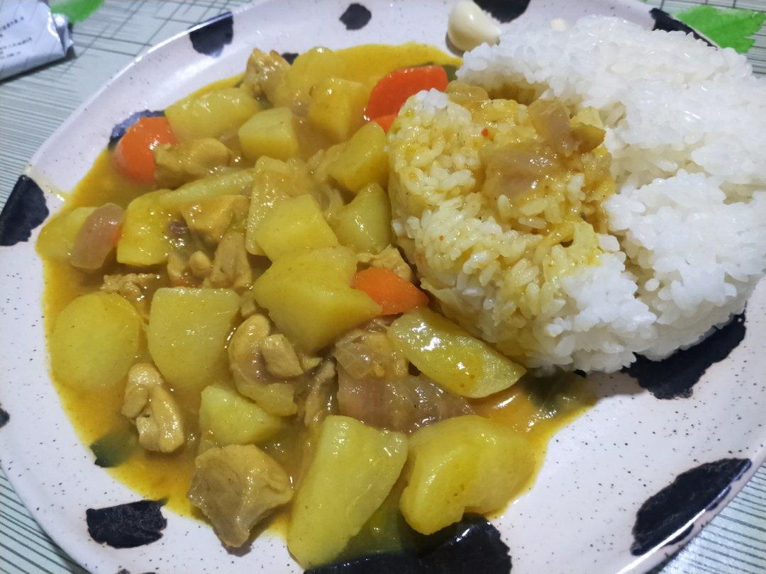 咖喱鸡肉饭