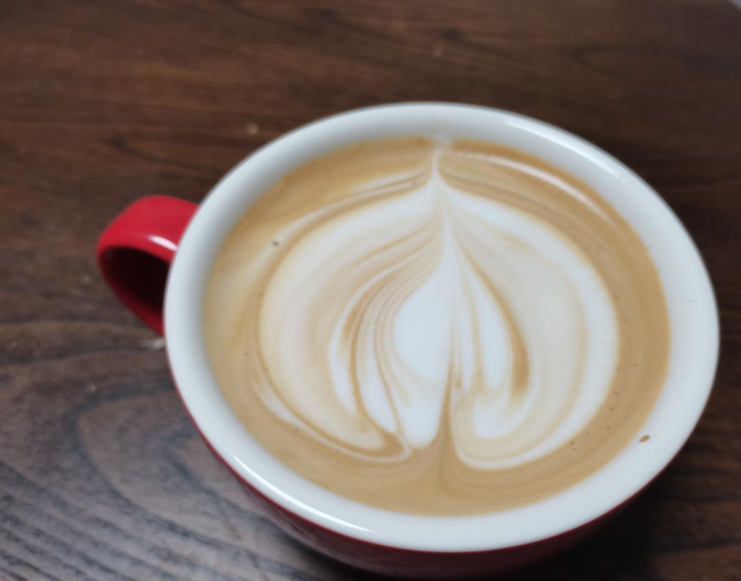 咖啡拉花~打基础大白心