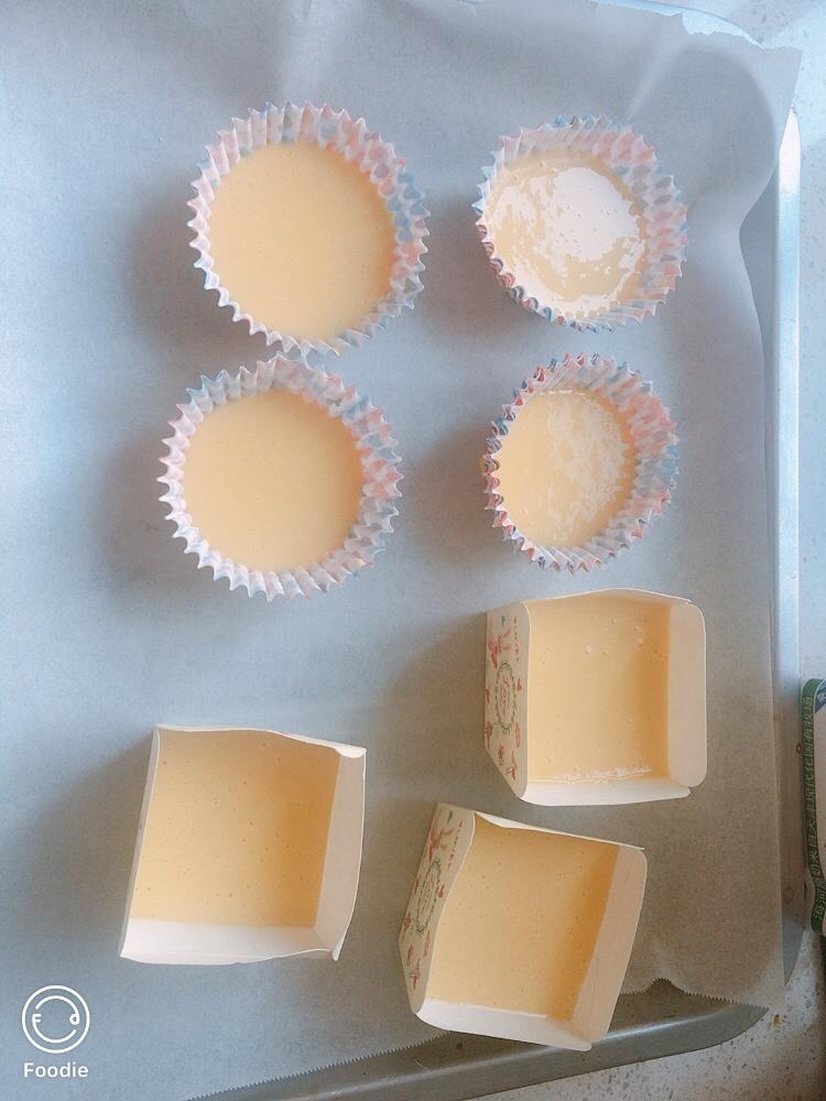 纸杯蛋糕 8寸戚风蛋糕的量