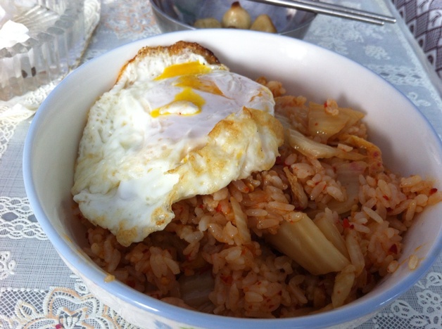 韩式辣白菜炒饭