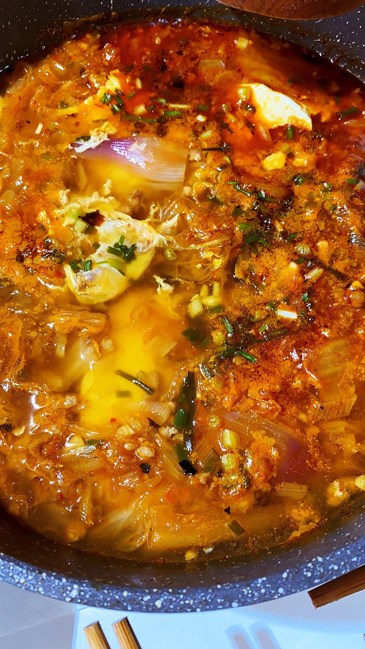 韩国大妈亲授— 韩式泡菜豆腐汤