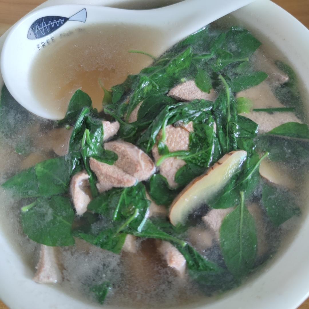 枸杞叶猪肝汤