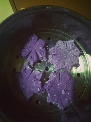 紫薯糯米糕的做法 步骤6
