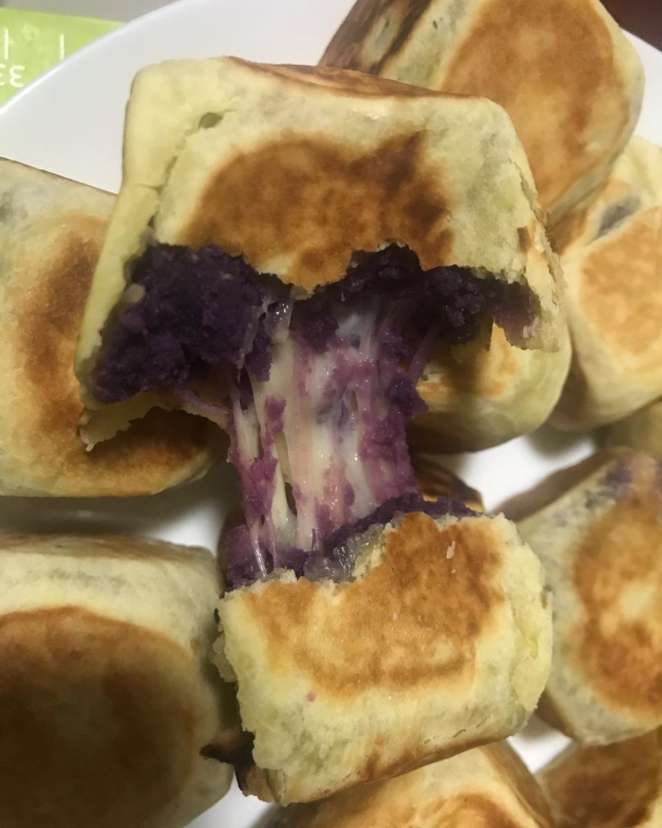 【爆浆紫薯仙豆糕】