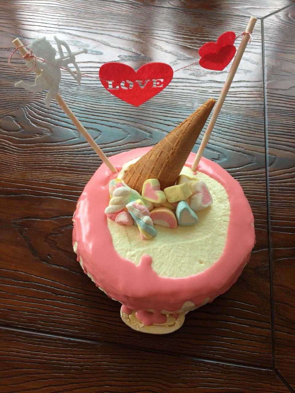 简单快手又美丽的芝士淋面