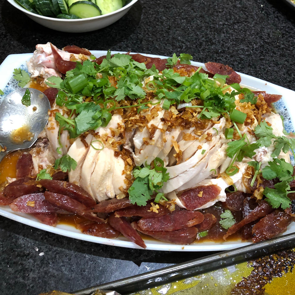 霜降的一餐｜手撕盐焗鸡&板栗甜汤&山药板栗粥