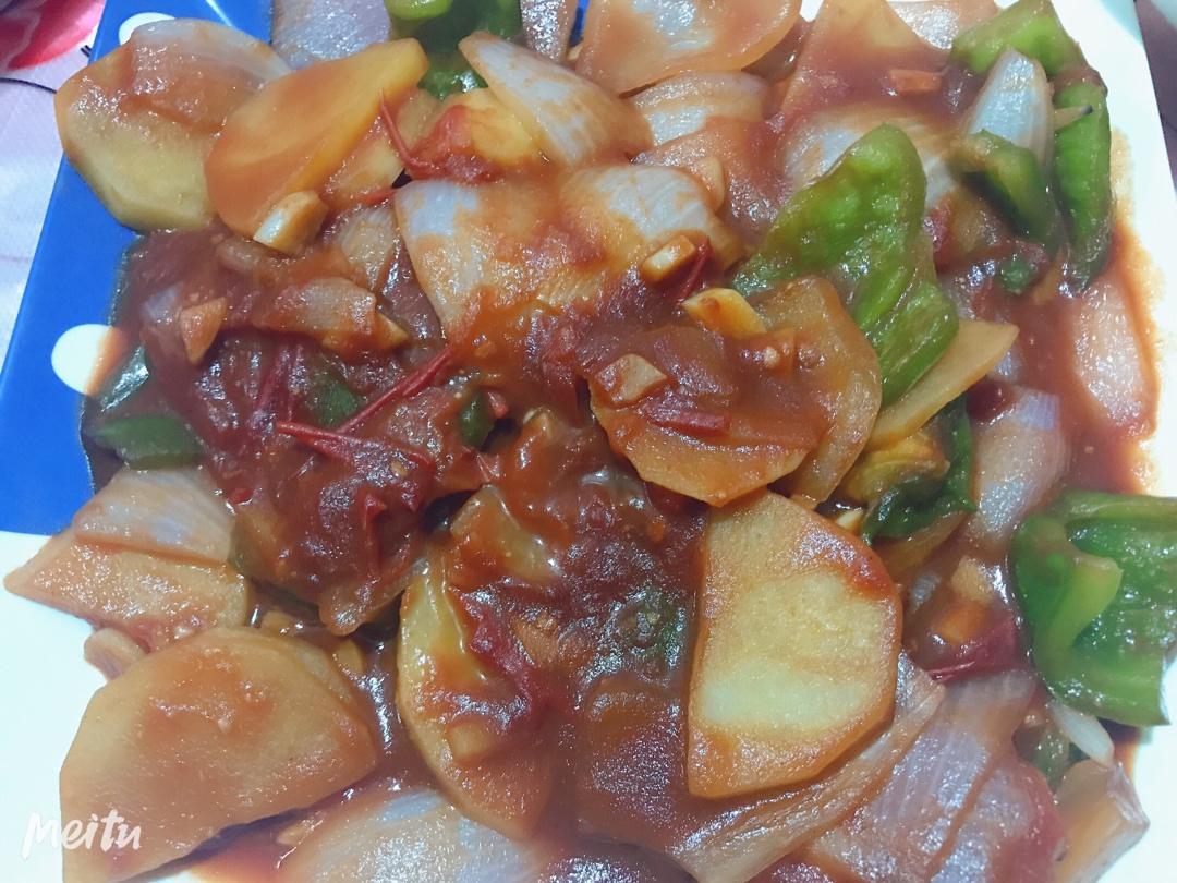 土豆洋葱西红柿【超下饭】