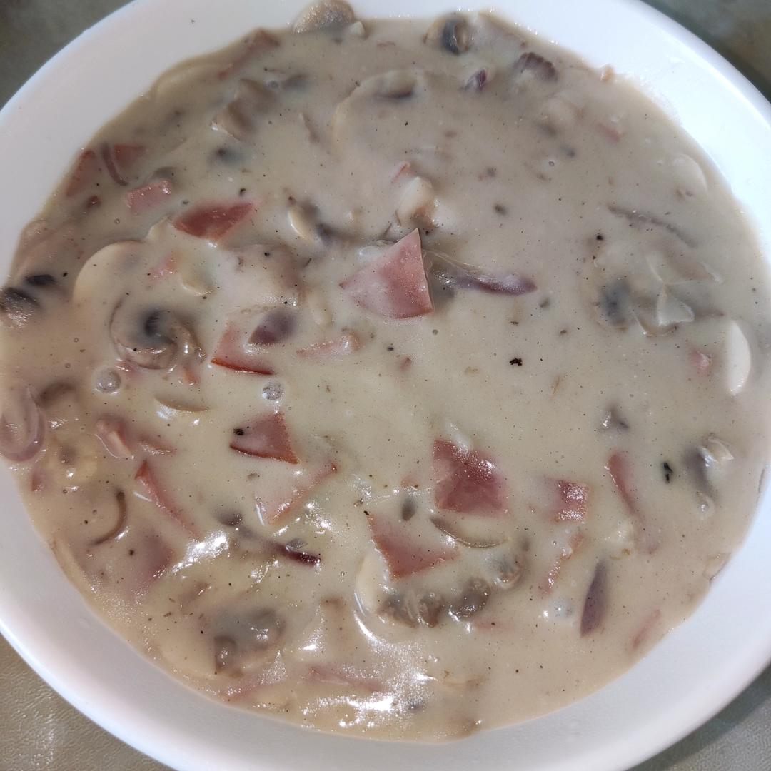 奶油蘑菇汤（完美比例版）