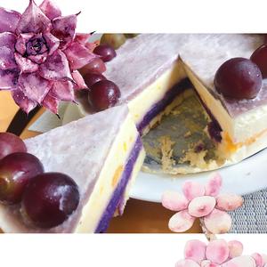 紫薯酸奶芒果慕斯蛋糕的做法 步骤4
