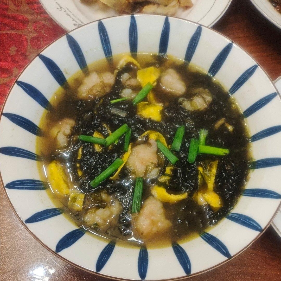 低卡鲜美的紫菜虾滑汤！好喝不胖减脂餐