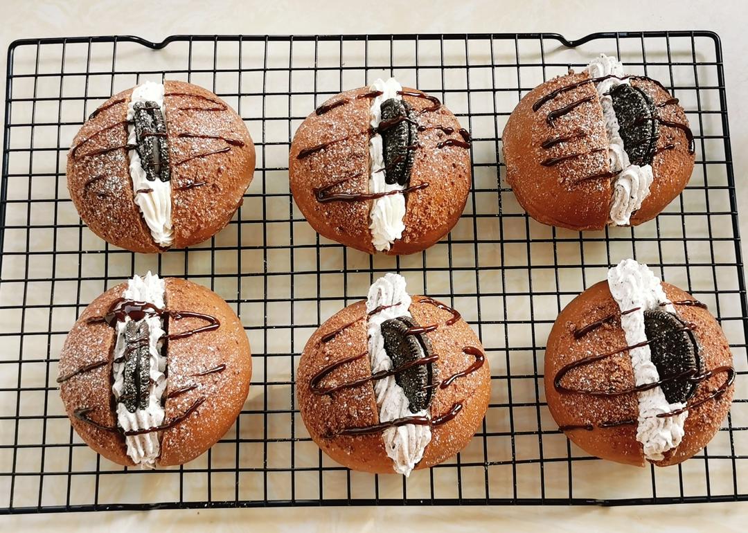 第四款：奥利奥奶油配巧克力面包/神搭配，超好吃🔥