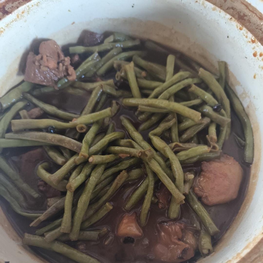 红烧肉炖豆角（绝对下饭）