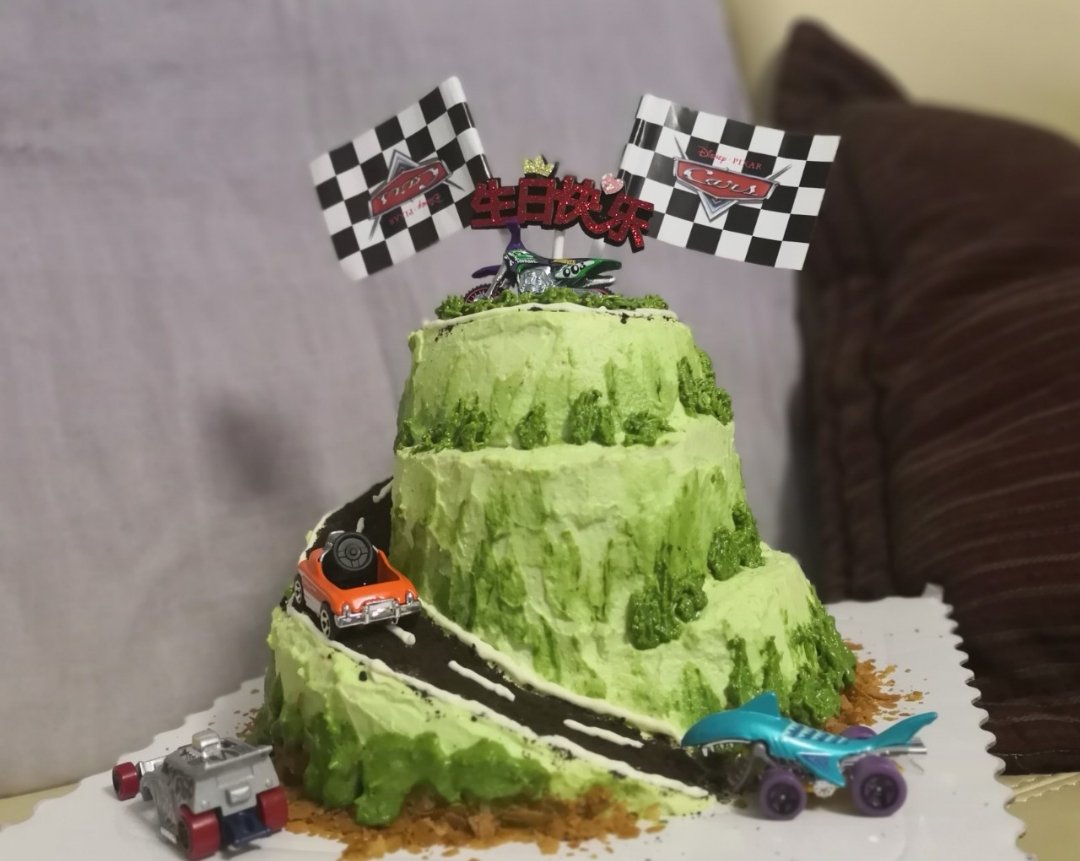 山坡蛋糕——盘山公路蛋糕