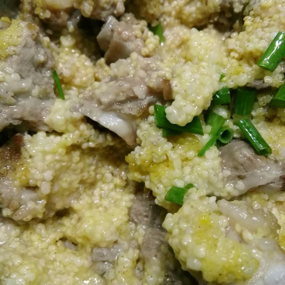 小米蒸排骨