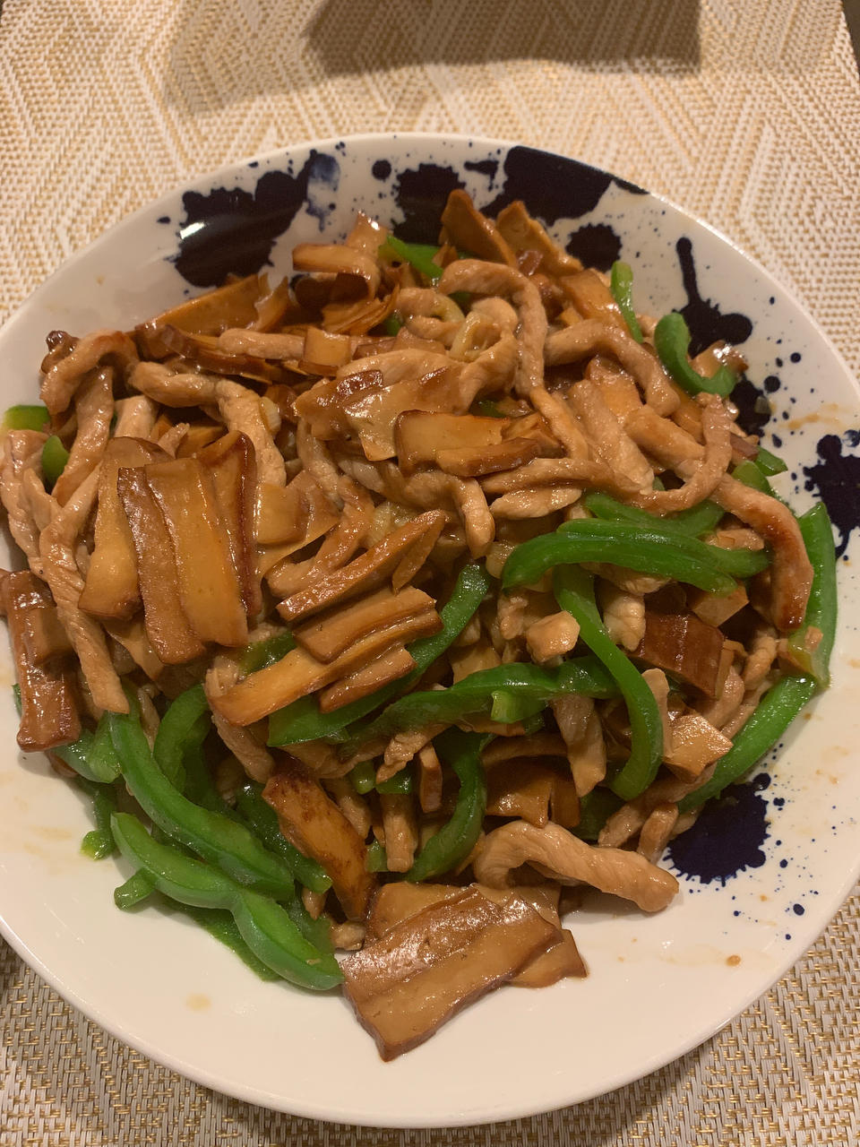 香干肉丝，家常菜