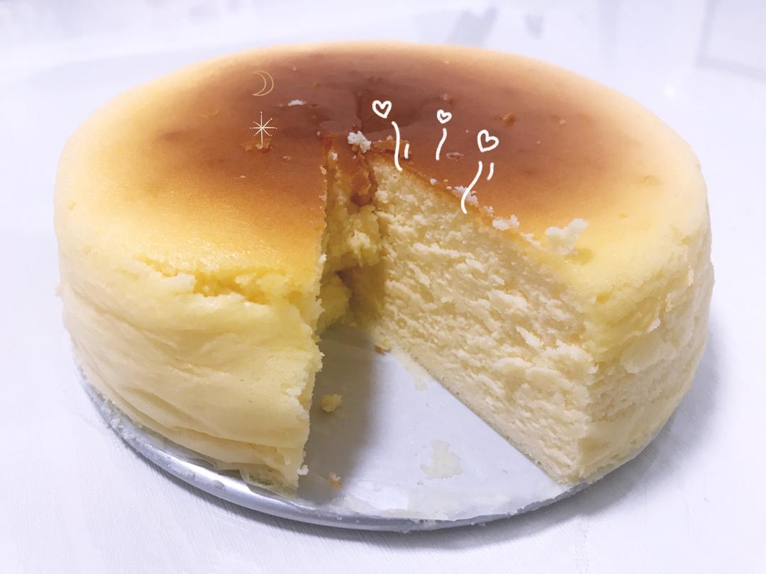 一次就成功的日式轻乳酪蛋糕（6寸）配方的做法