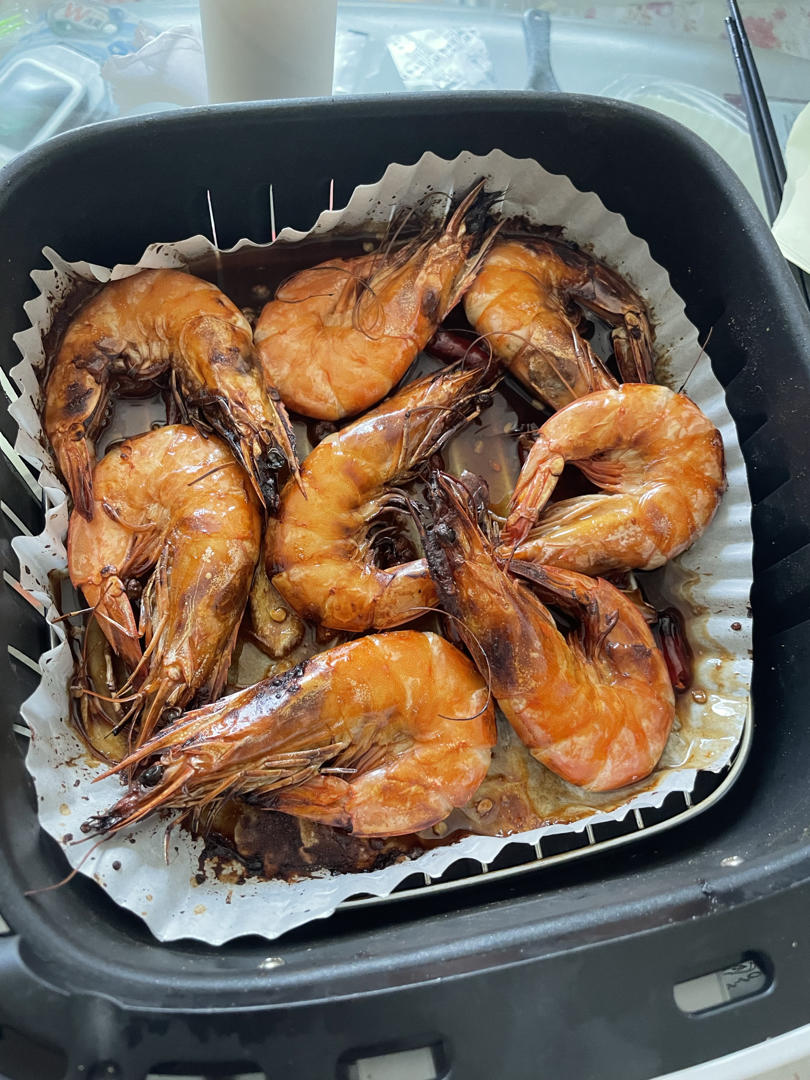 蒜蓉大虾 空气炸锅版