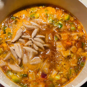 营养美味❤️时蔬酸汤莜面鱼鱼的做法 步骤6