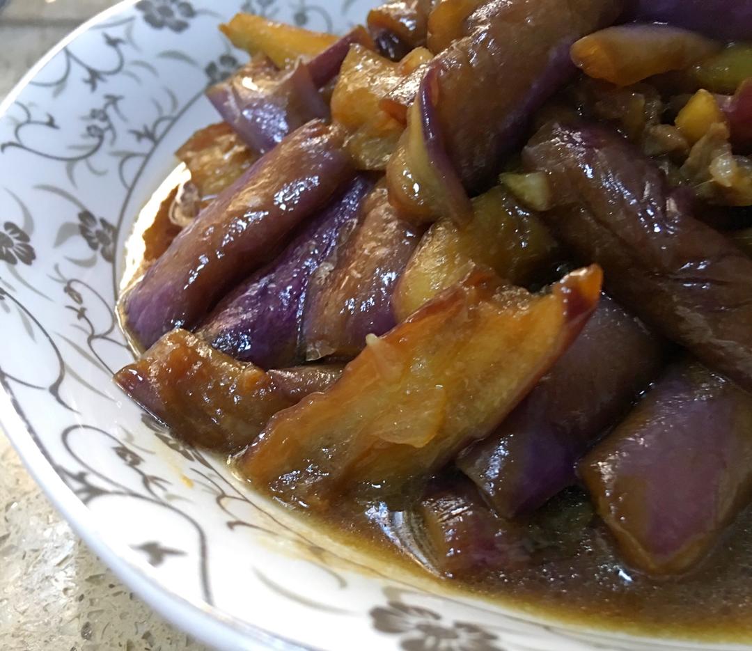 豆瓣酱茄子(少油版)