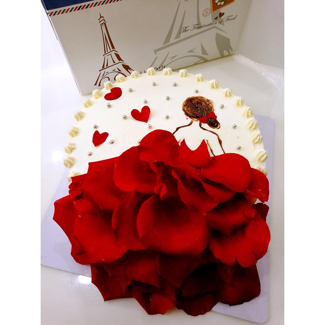玫瑰花蛋糕