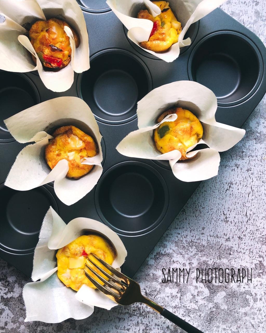 早餐鸡蛋杯cupcake Frittata