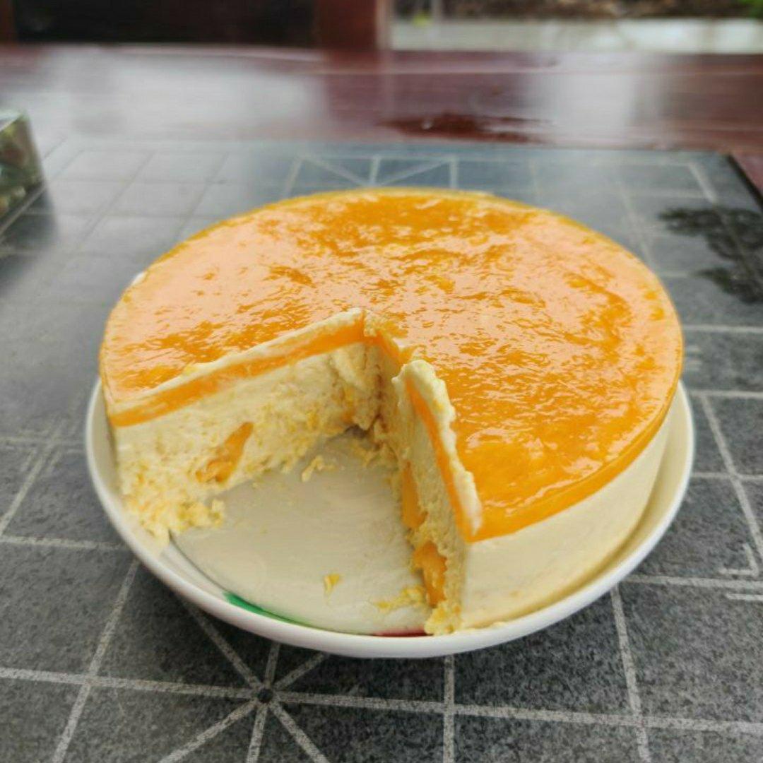 【视频】芒果慕斯（6寸） | 含镜面果胶配方