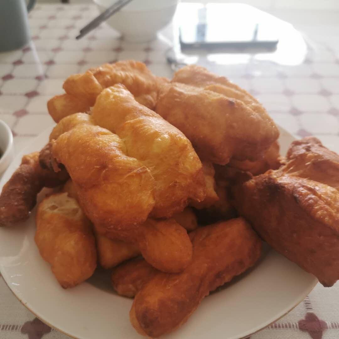 自制无泡打粉油条