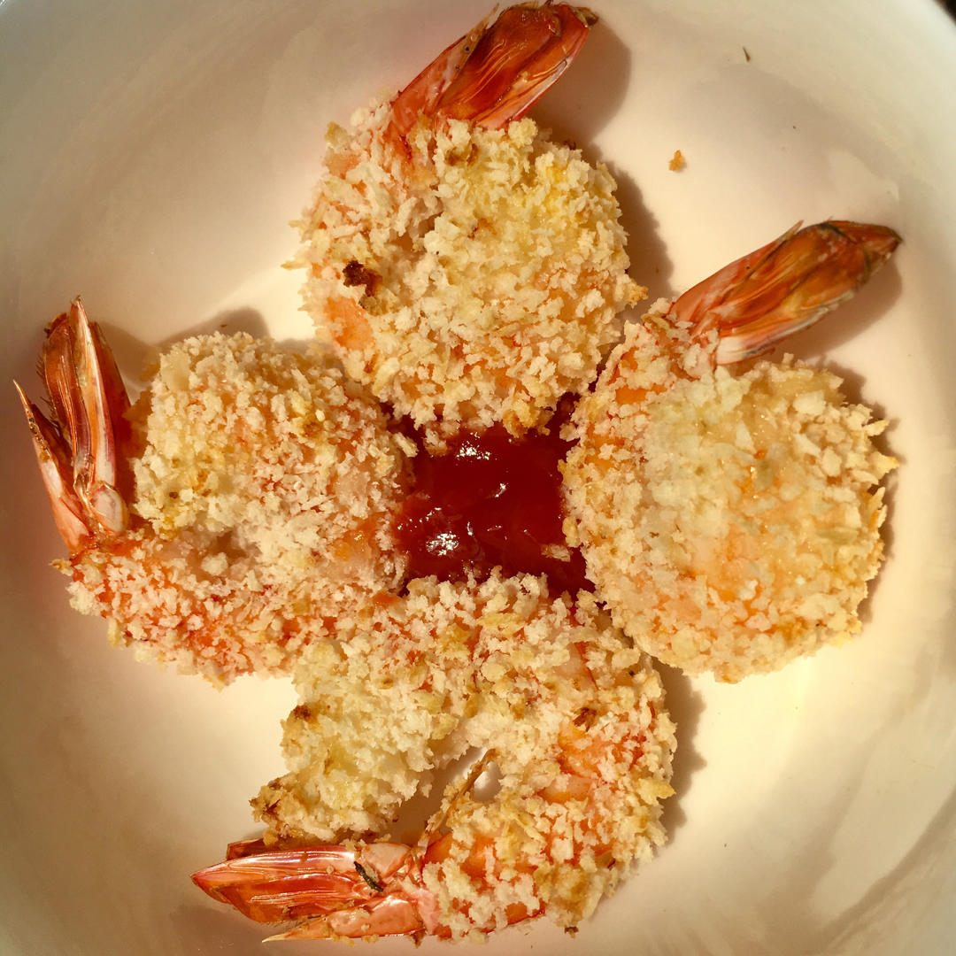 黄金烤虾（无油烤箱版）