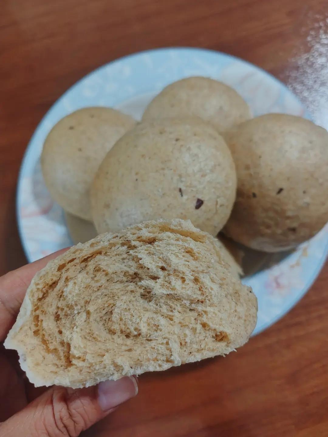 水光肌红枣枣泥馒头～
