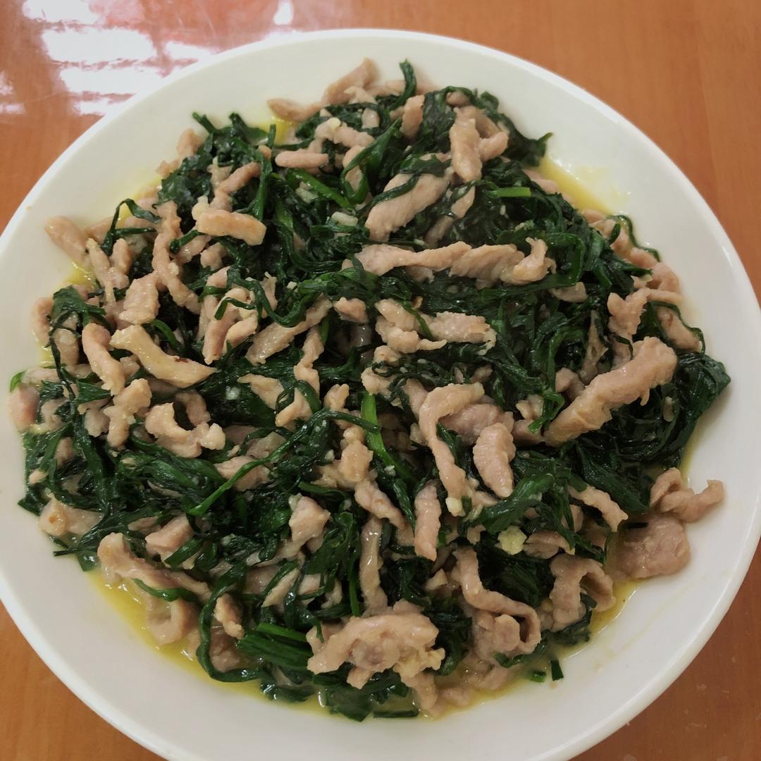 韭菜花炒肉丝