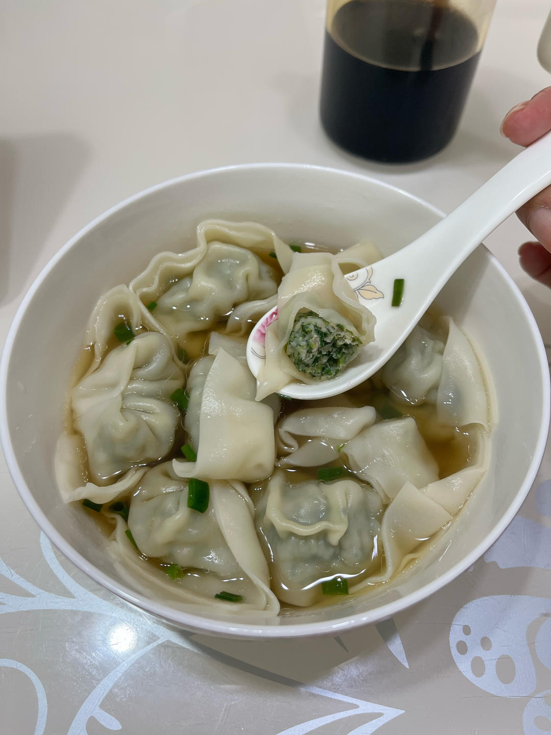青荠菜馄饨