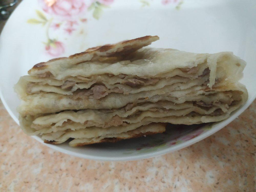 酥掉渣千层牛肉饼