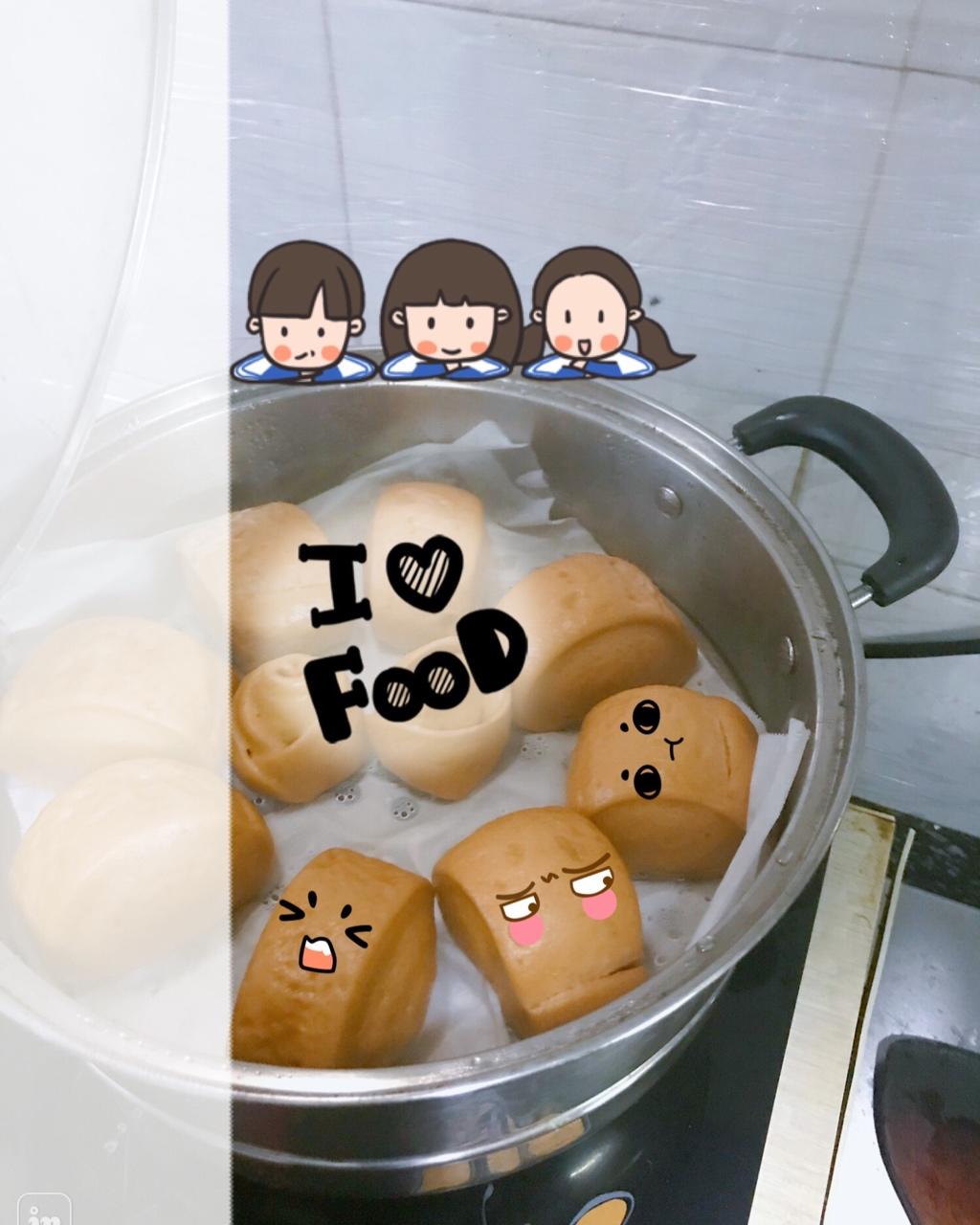 有着面包口感的红糖馒头（一次发酵）