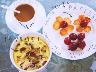 减脂餐：香蕉燕麦烤蛋奶