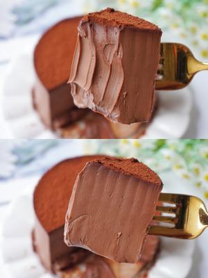 自制冰山熔岩巧克力🍫浓郁丝滑，简单又好吃的做法 步骤1
