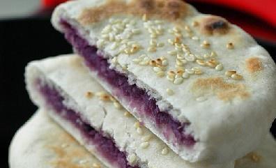紫薯烙饼的做法