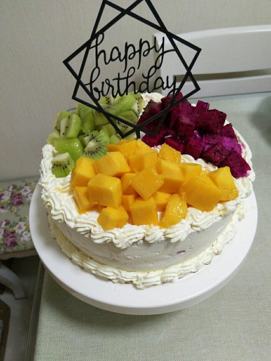 点点小不点做的6寸戚风蛋糕2蛋