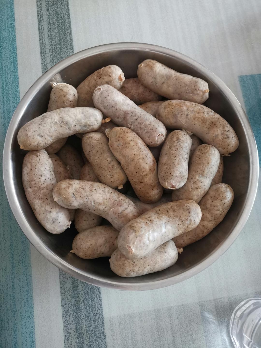 Q弹多汁的自制台式脆皮肠——绝对秒杀市售