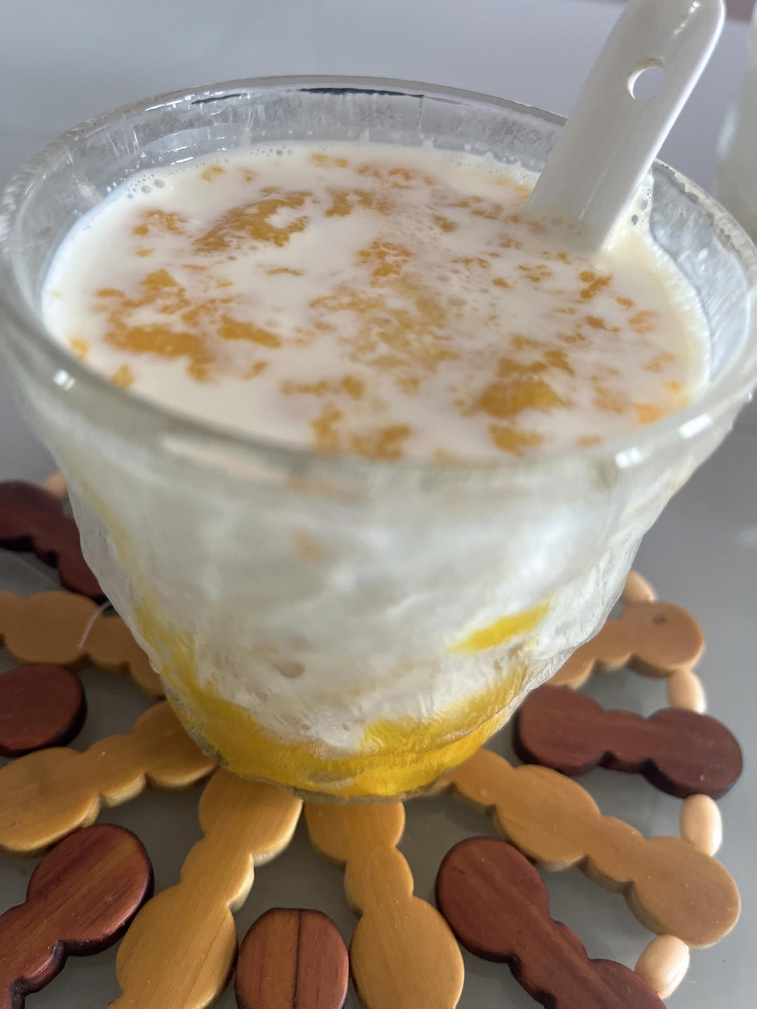 港式甜品——杨枝甘露(芒果西米露)附芒果花切法