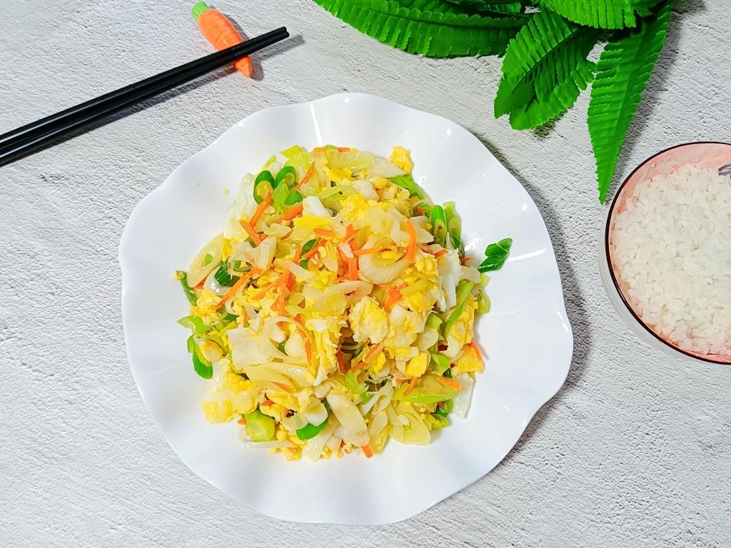 鹅蛋炒大葱的做法