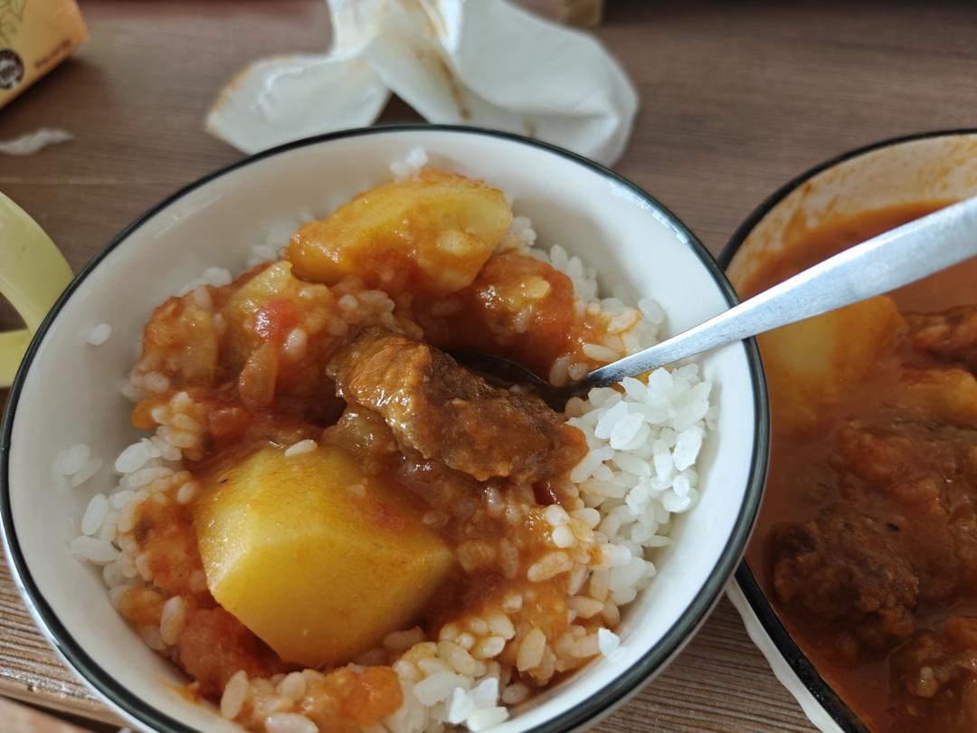 番茄土豆炖牛腩